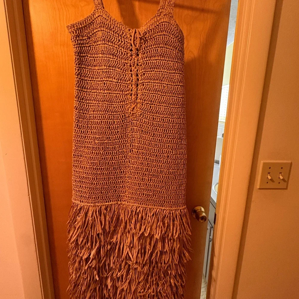 FARM Rio Tan Crochet Dress - Picture 5 of 5